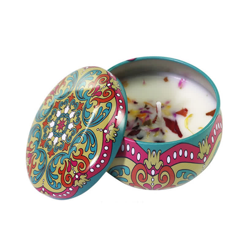 ホワイトティー、ジンジャーフラワー、ラベンダー、クチナシの香りのソイワックスキャンドル。ご家族やご友人へのギフトに。 - ブルーカンパニュラ - image 17