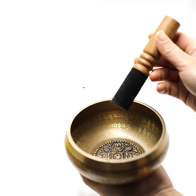Buddha Stones チベットのサウンドボウル、ヨガ、マインドフルネス、瞑想のための手作りシンギングボウルセット - image 7