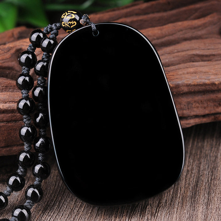 Buddha Stones黒曜石 龍成就ペンダントネックレス - image 5