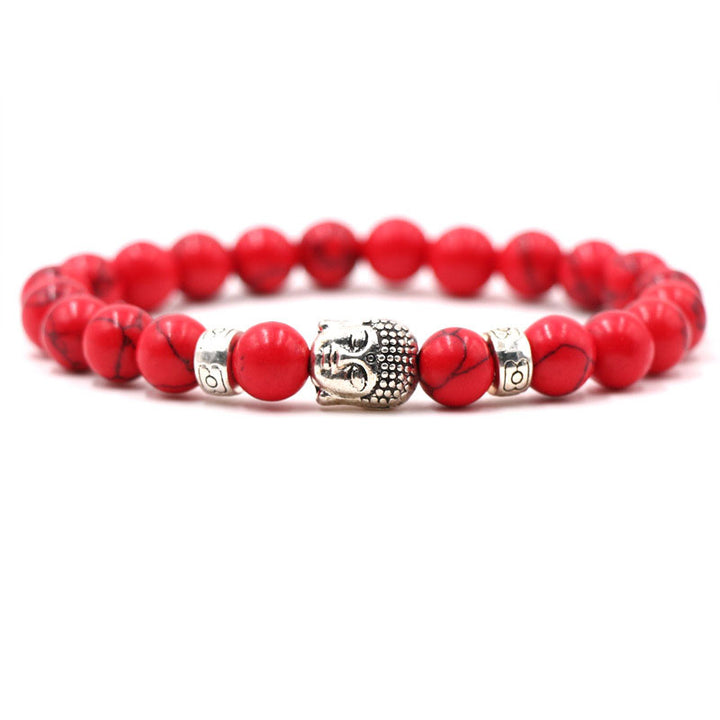Buddha Stones紫瑪瑙守護ブレスレット