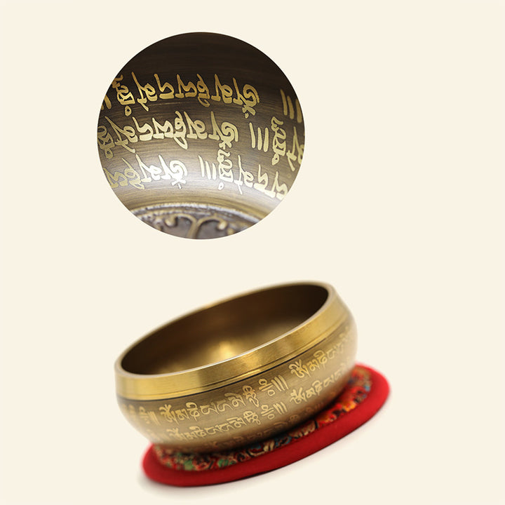 Buddha Stones チベットのサウンドボウル、ヨガ、マインドフルネス、瞑想のための手作りシンギングボウルセット - image 6