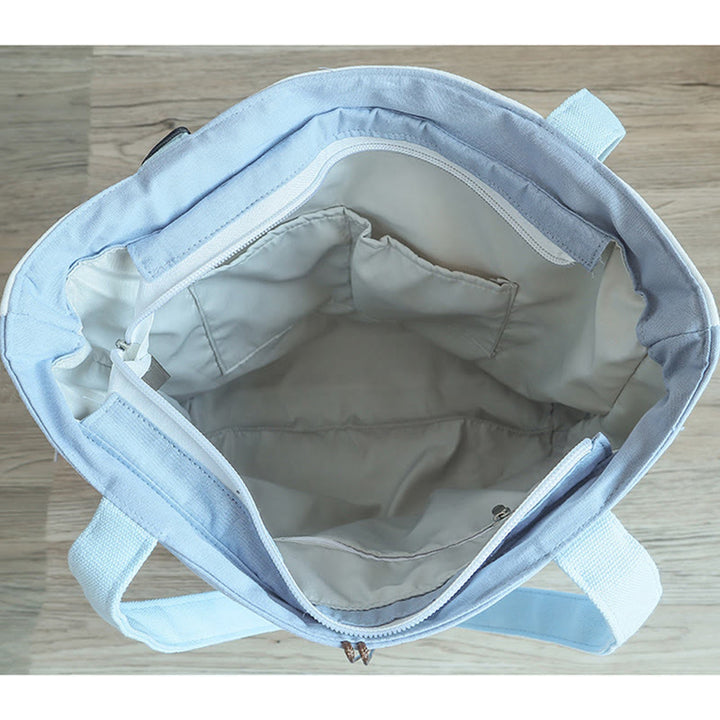 梨花 梅 桃の花 竹刺繍 キャンバス 大容量 ショルダーバッグ トートバッグ - image 7