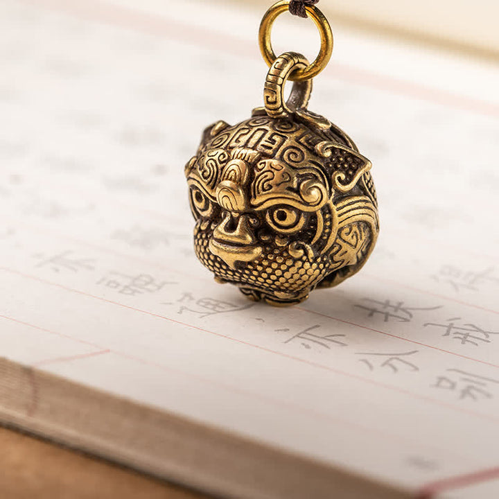 Buddha Stones富の銅製キーホルダー