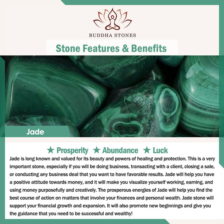 Buddha Stonesチベット翡翠幸運黒ロープカップルブレスレット