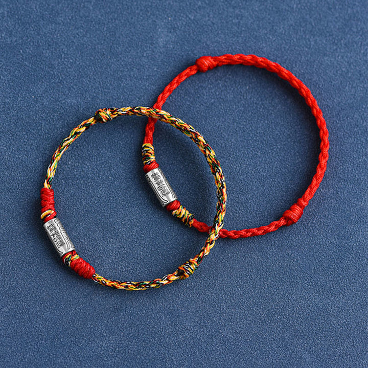 Buddha Stones手作り 925スターリングシルバー 万事うまくいくデザイン 保護力 強度 ブレスレット アンクレット