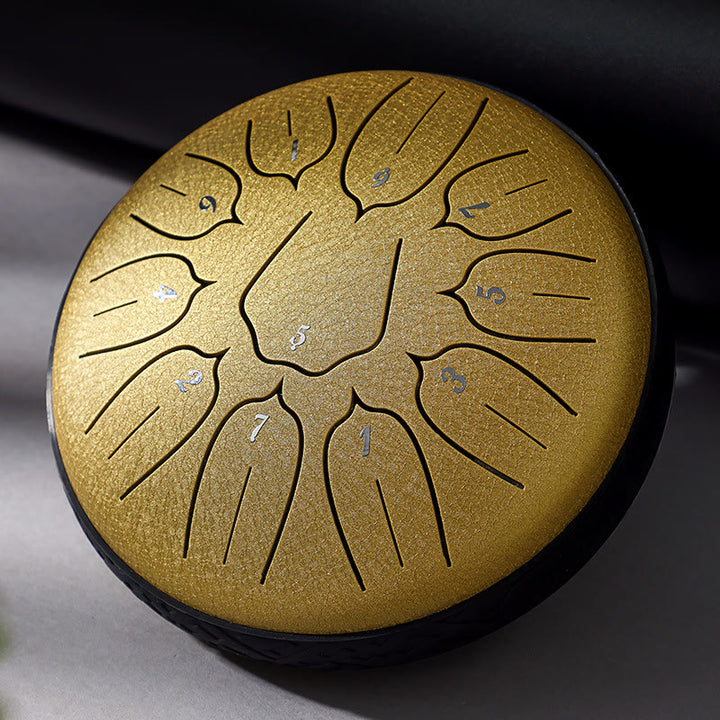 Buddha Stonesスチールタンドラム サウンドヒーリング 瞑想 ヨガ ロータスドラムキット 11音 6インチ