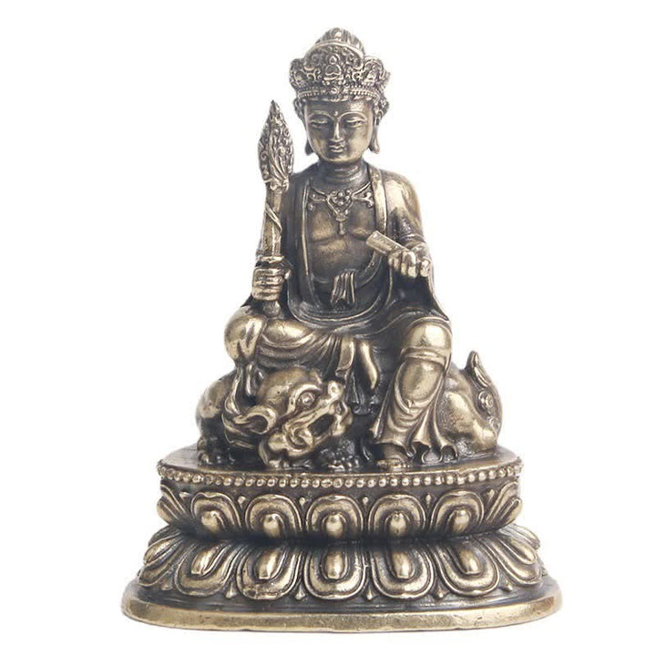 Buddha Stones文殊菩薩 銅像 装飾