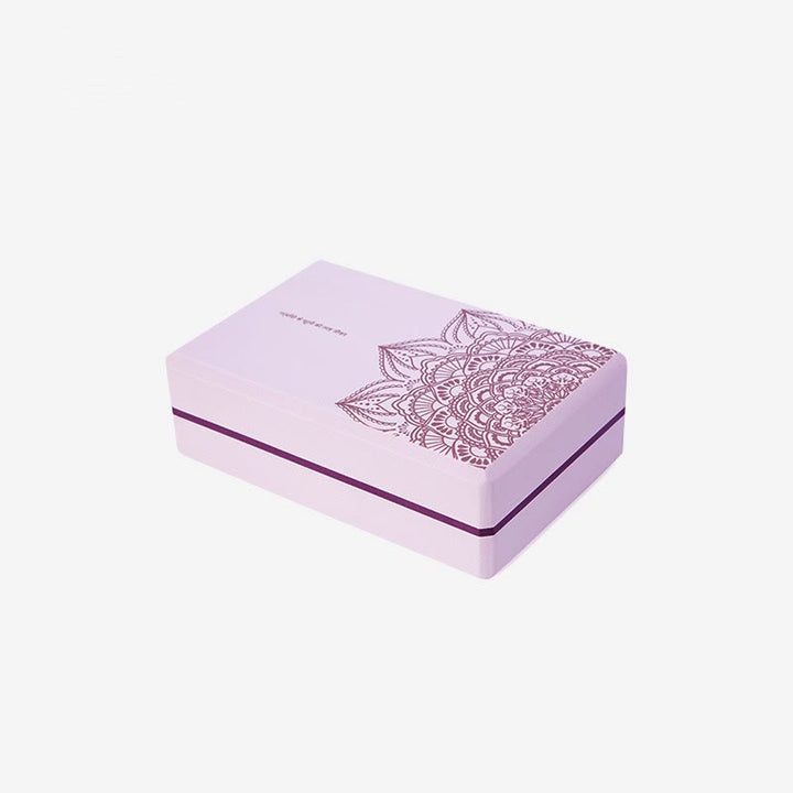 Buddha Stones チベット曼荼羅模様の滑り止め付きソフトフォームヨガブロック - image 2