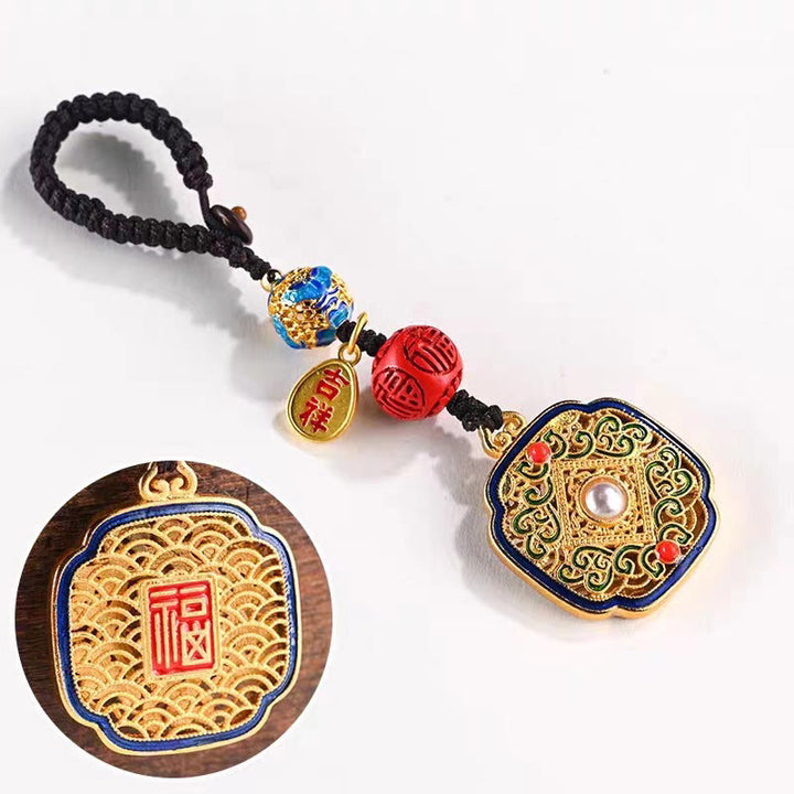 Buddha Stones福文字 祝福 如意 チャーム キーチェーン