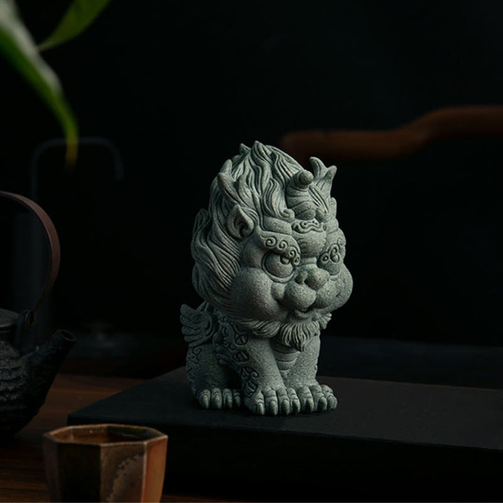 Buddha Stones風水 小型 貔貅 富と幸運 家の装飾