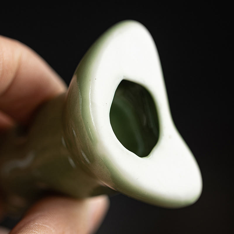 Buddha Stonesミニ 小型 瞑想 蓮 休憩 カエル 陶器 富 幸運 家庭用 ティーペット 置物 装飾