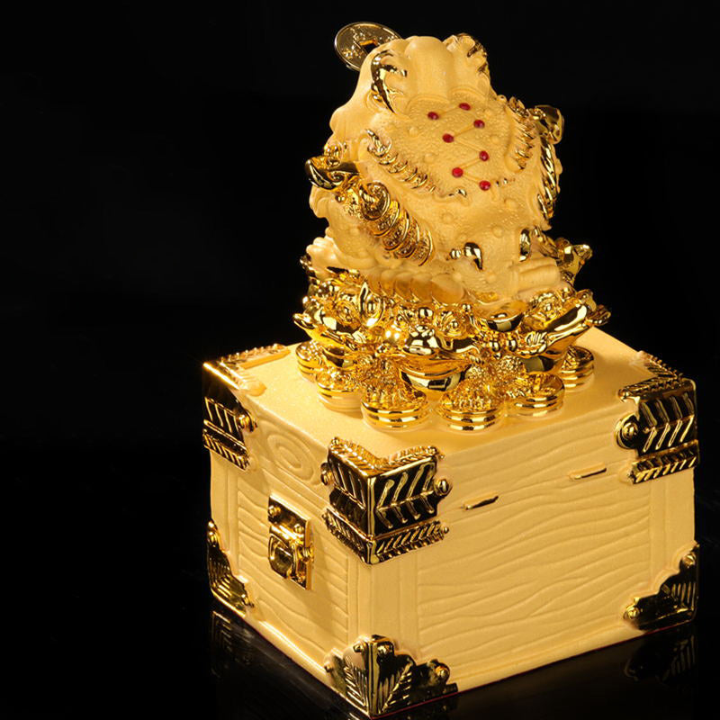 Buddha Stones風水 金運 蛙像 幸運 富 装飾 - image 5