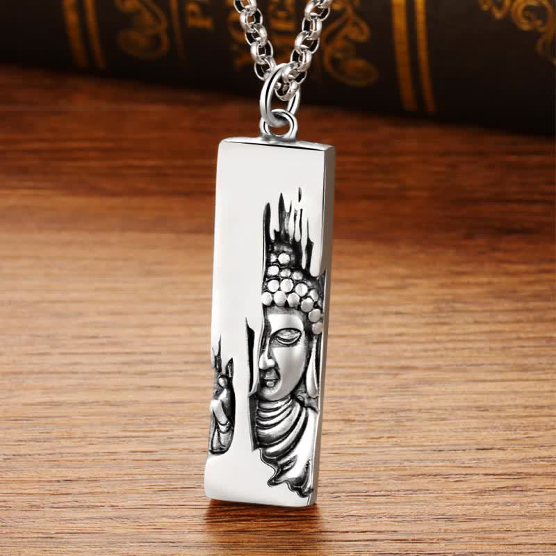 Buddha Stones如来仏 力と保護のお守り 幸運 ヴィンテージスタイル ペンダントネックレス - image 2