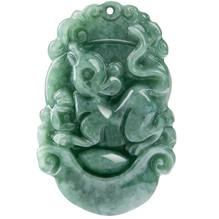 Buddha Stones天然翡翠12星座繁栄ネックレスペンダント - image 15
