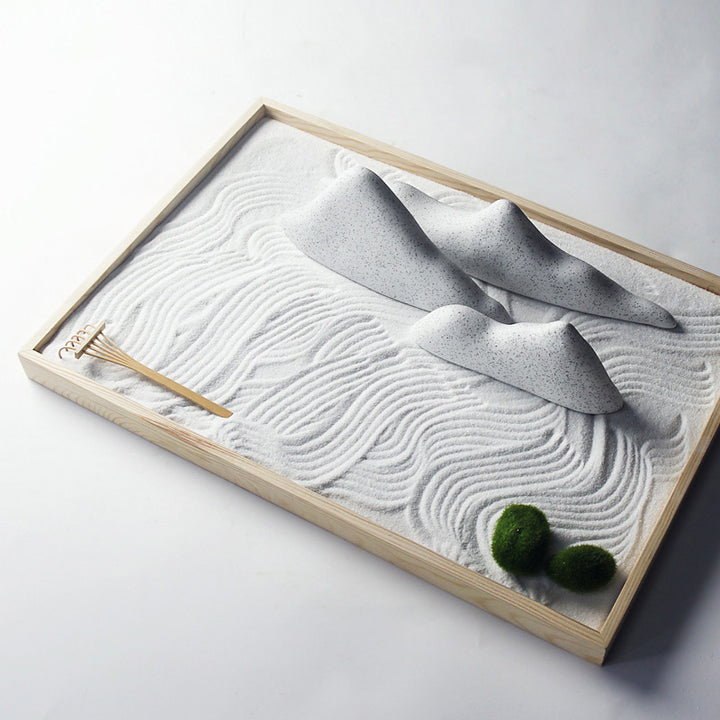 Buddha Stones岩 風景 瞑想 悟り 禅 庭 装飾 - 白 - ツーグラス - image 7