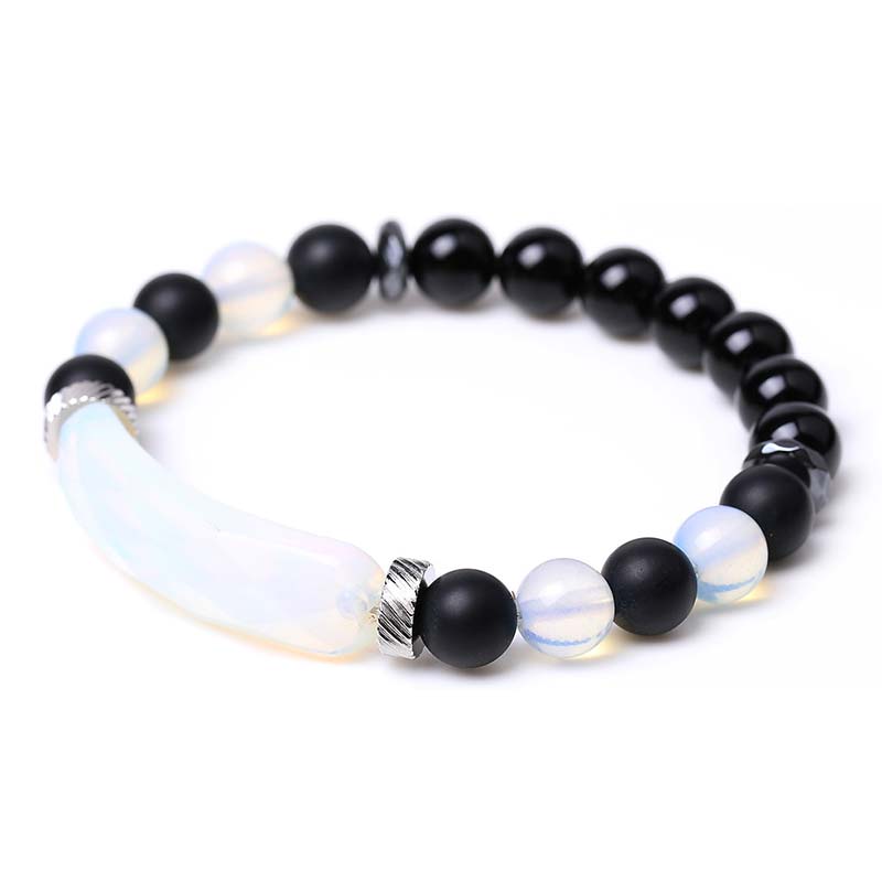 Buddha Stones天然クリスタルブルーアベンチュリンヒーリングブレスレット