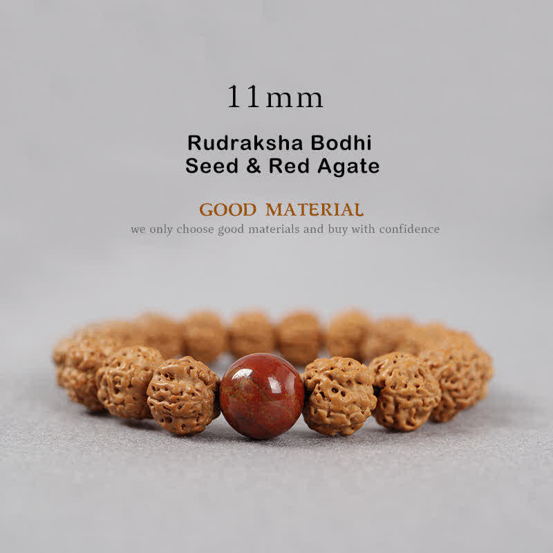 Buddha Stonesチベット ルドラークシャ 菩提樹 シード ビーズ アンバー ターコイズ 富のブレスレット