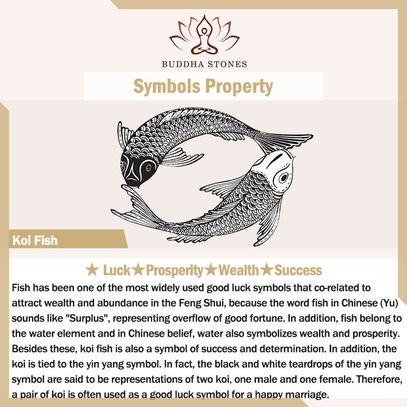 Buddha Stones純錫 魚座 二匹鯉 富のネックレスペンダント - image 5