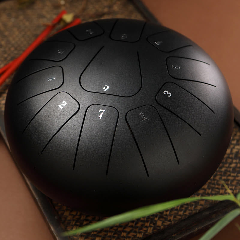 Buddha Stonesスチールタンドラム サウンドヒーリング マインドフルネス瞑想 ヨガドラムキット 11音 8インチ