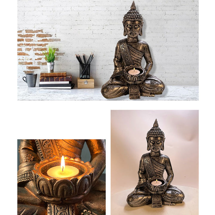 Buddha Stonesチベット仏 祝福 装飾 燭台