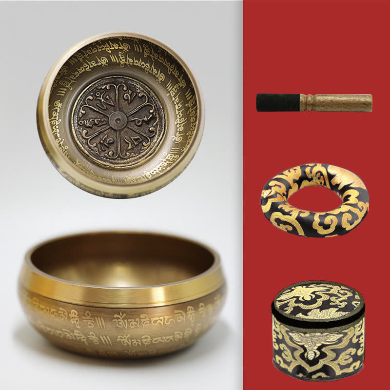 Buddha Stones チベット瞑想用サウンドボウル　ヒーリングとマインドフルネスのための手作りシンギングボウルセット - image 7