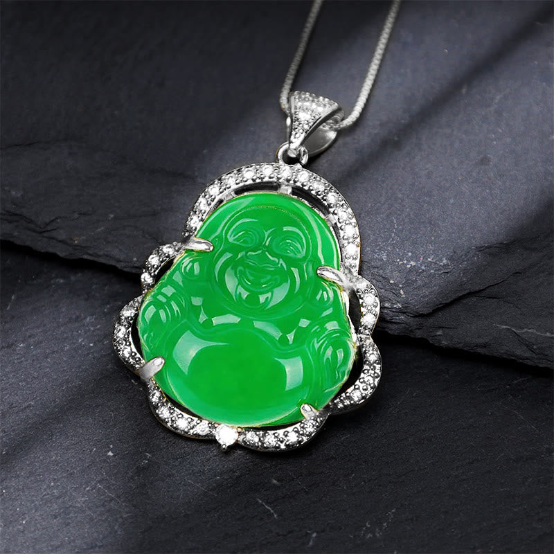 Buddha Stones ラッキースマイル仏様ネックレス／幸運お守り - image 7