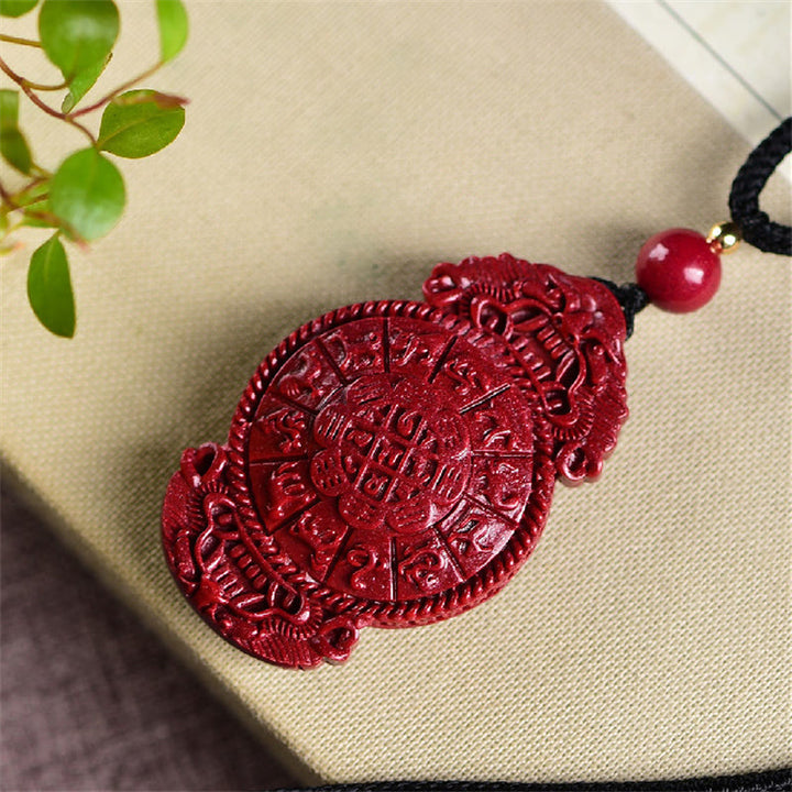 Buddha Stones笑う仏陀 陰陽 十二支 ひょうたん 天然辰砂 祝福ネックレス ペンダント - image 17