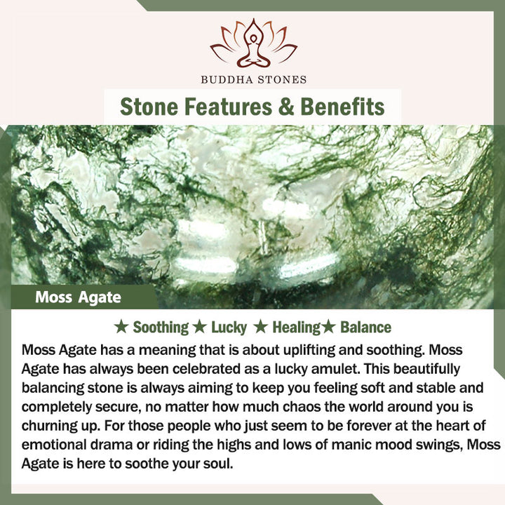 Buddha Stones赤瑪瑙 苔瑪瑙 辰砂 カームブレスレット