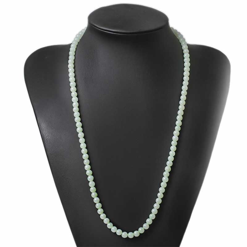 108個のビーズの翡翠の幸運のブレスレットのMala