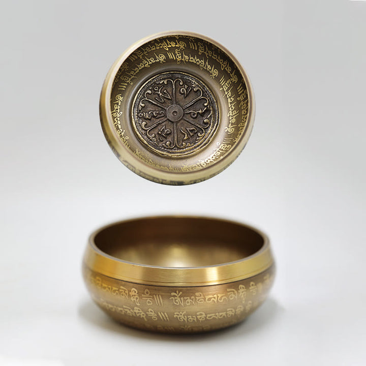 Buddha Stones チベット瞑想用サウンドボウル　ヒーリングとマインドフルネスのための手作りシンギングボウルセット - image 9