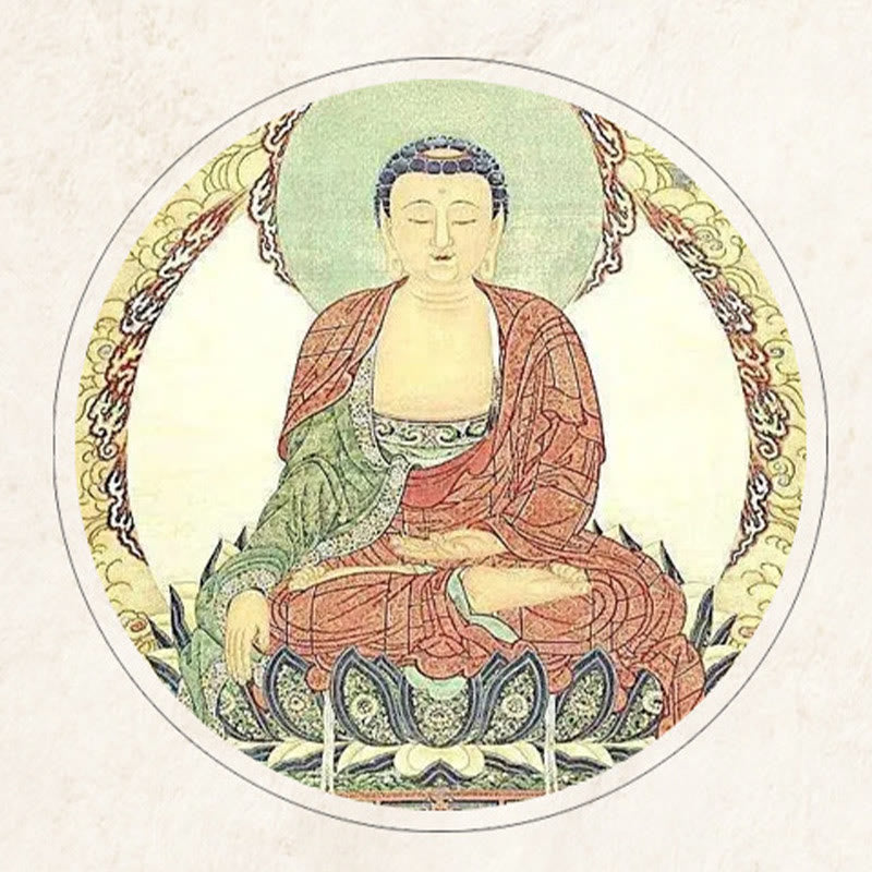 Buddha Stones黒檀木材ローズウッド仏観音菩薩Om Mani Padme Humバランス車のキーチェーン装飾