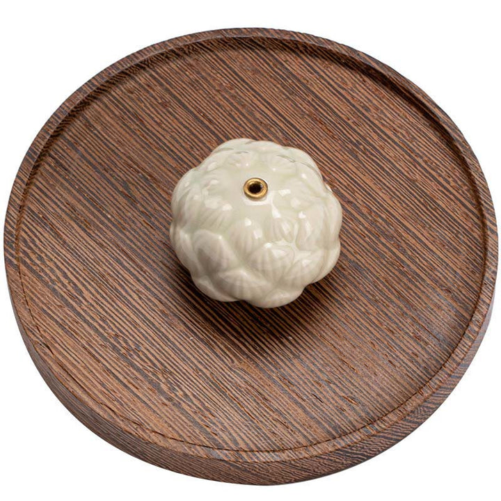 Buddha Stonesミニ蓮の花瞑想セラミックスティック小さな香炉装飾