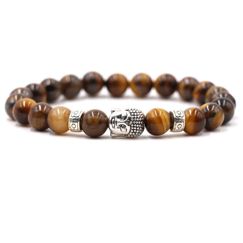 Buddha Stones紫瑪瑙守護ブレスレット