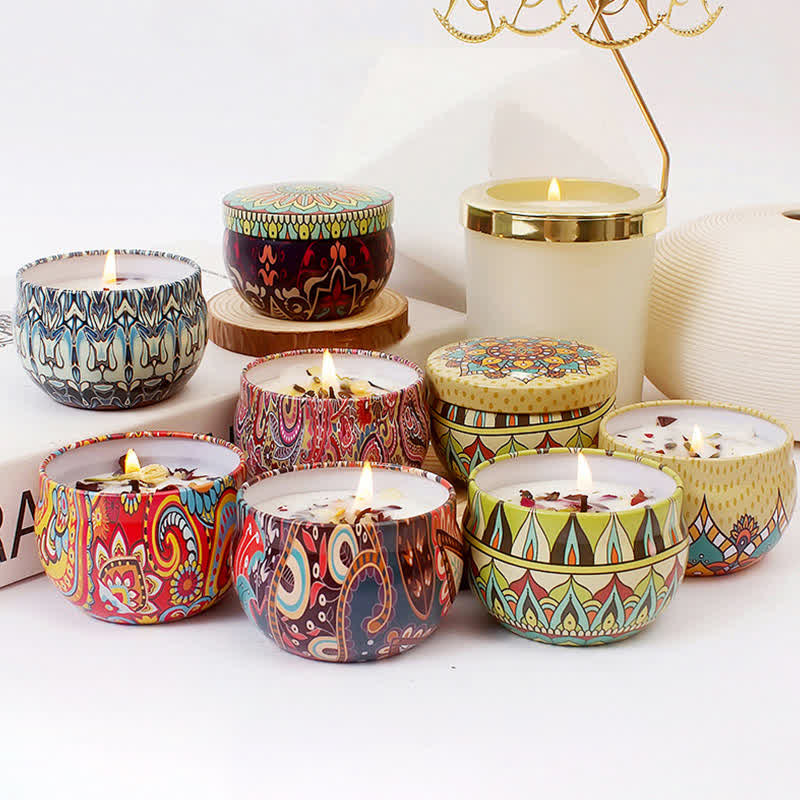 ホワイトティー、ジンジャーフラワー、ラベンダー、クチナシの香りのソイワックスキャンドル。ご家族やご友人へのギフトに。 - image 2