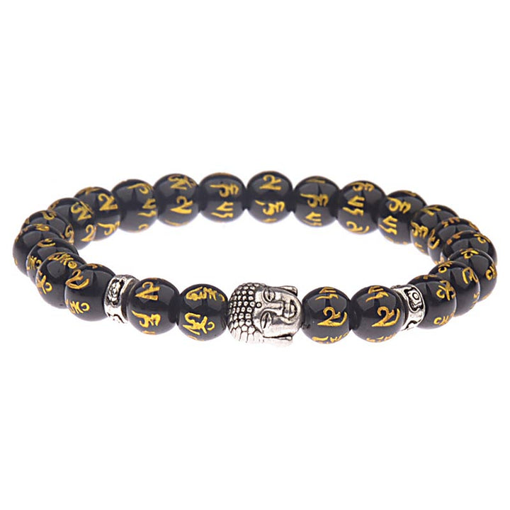 Buddha Stonesチベット仏陀マントラお守りブレスレット