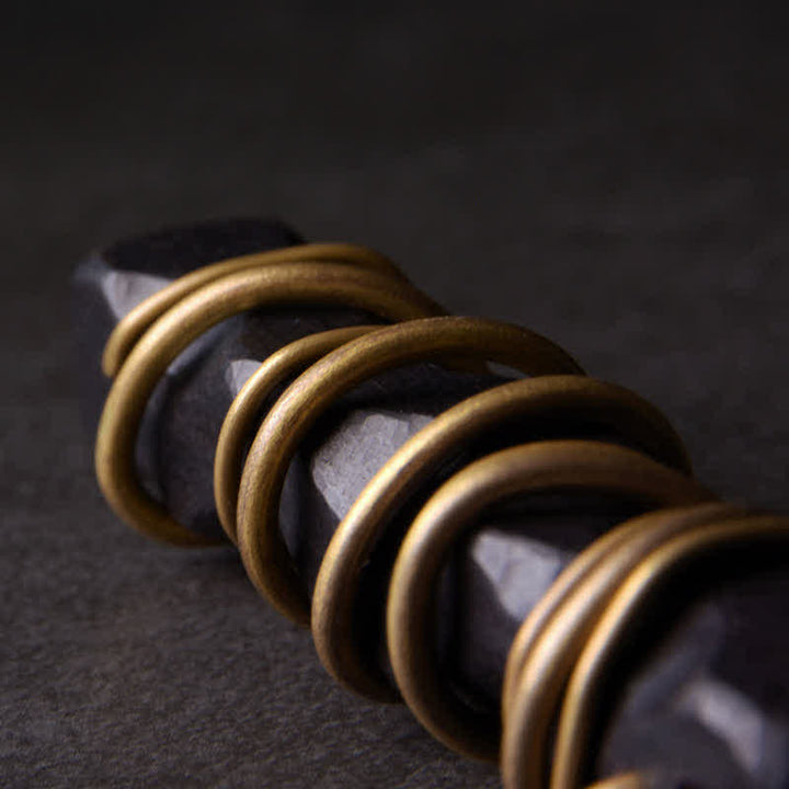 Buddha Stones、チベット産黒檀、真鍮製、バランスピースネックレスペンダント - image 8