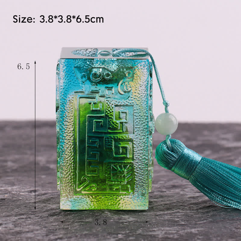 風水手作りLiuliクリスタルアートピースホームオフィス装飾 - 大きい - クリスタルベースなし - image 12