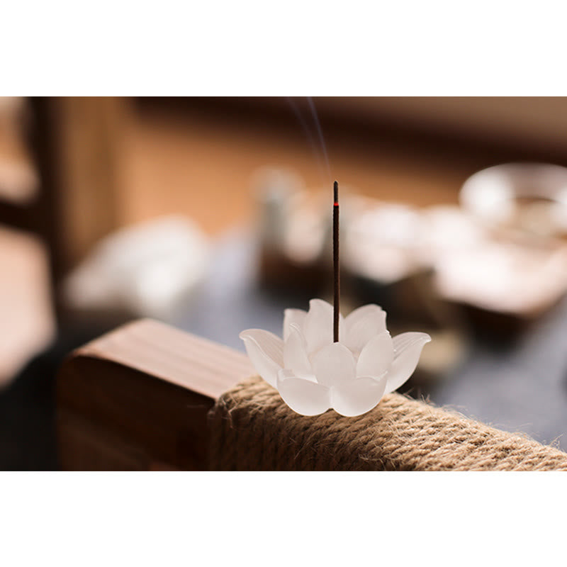 Buddha Stonesミニ蓮華琉璃クリスタルヒーリング瞑想スティック香炉