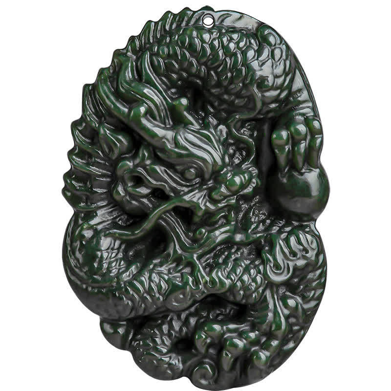 Buddha Stones和田翡翠龍 成功 調和 ネックレス ビーズ ストリング ペンダント - image 12