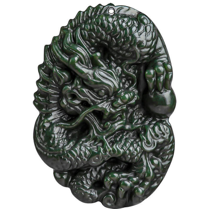 Buddha Stones和田翡翠龍 成功 調和 ネックレス ビーズ ストリング ペンダント - image 12