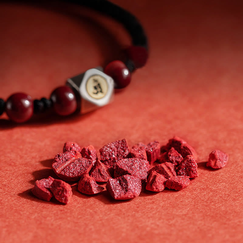 Buddha Stones925スターリングシルバー十二支誕生仏辰砂 カームブレスレット - image 28