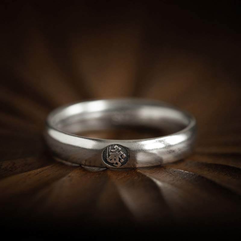 Buddha Stones925 スターリングシルバー十二支誕生仏の祝福 カップルリング
