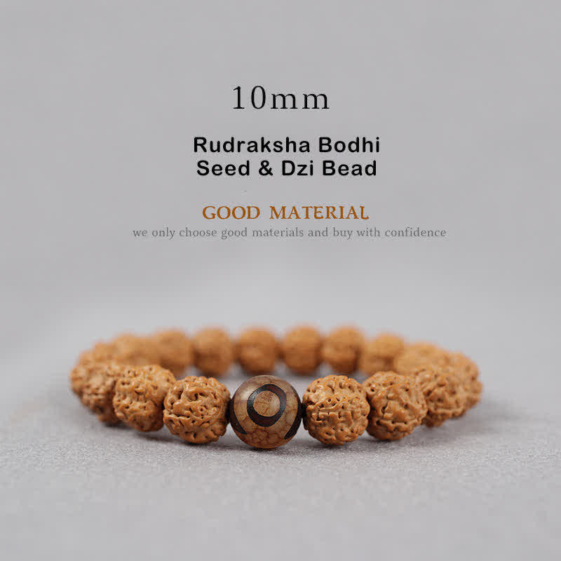 Buddha Stonesチベット ルドラークシャ 菩提樹 シード ビーズ アンバー ターコイズ 富のブレスレット