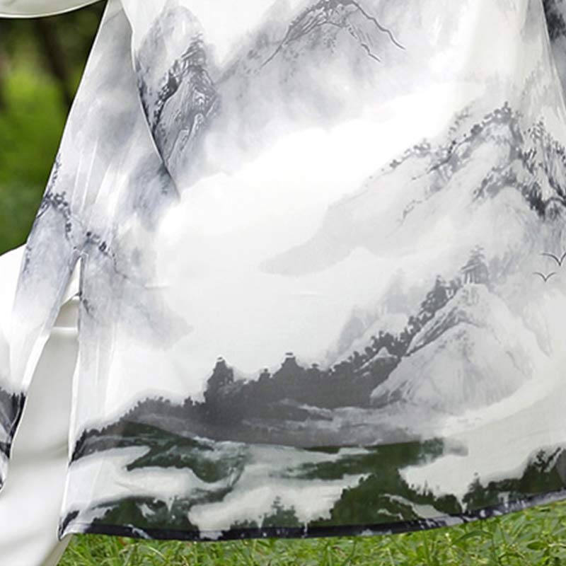 3点セット 水墨画 瞑想 祈り スピリチュアル 禅 太極拳 気功 練習 ユニセックス 服 セット - image 10