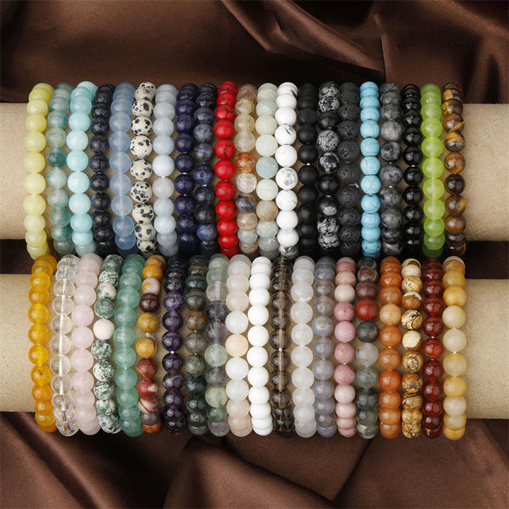 Buddha Stones 天然石クォーツ ヒーリングブレスレット