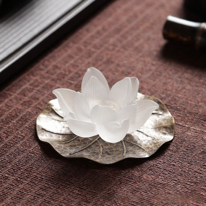 Buddha Stonesミニ蓮華琉璃クリスタルヒーリング瞑想スティック香炉 - image 2