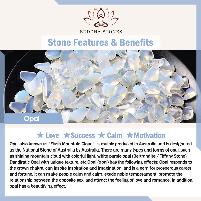 Buddha Stones 天然石クォーツ ヒーリングブレスレット