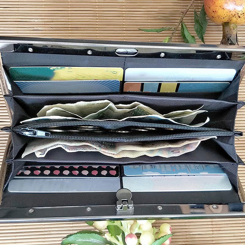 Buddha Stonesの花、梅、桃の花、竹の両面刺繍、大容量のキャッシュホルダーウォレット、ショッピングバッグ - image 3
