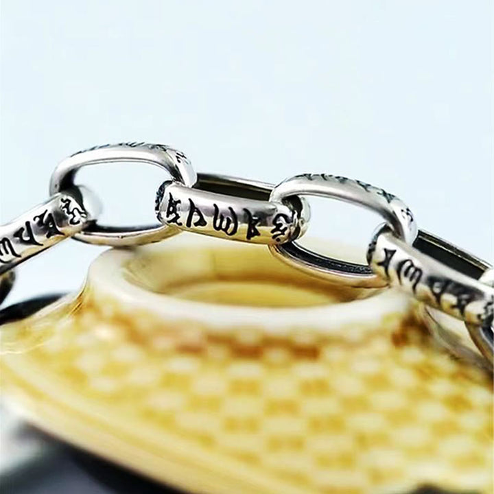 Buddha Stonesオーム・マニ・パドメ・フムダブル・ドルジェ 銅製彫刻入り 知恵のブレスレット - image 3