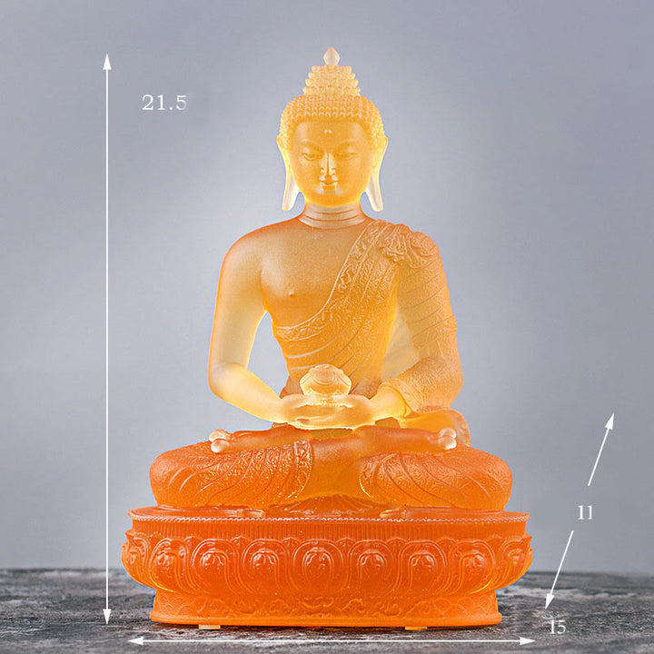 Buddha Stones手作り 置物 劉里 芸術作品 静寂の像 家へのお供え物 装飾